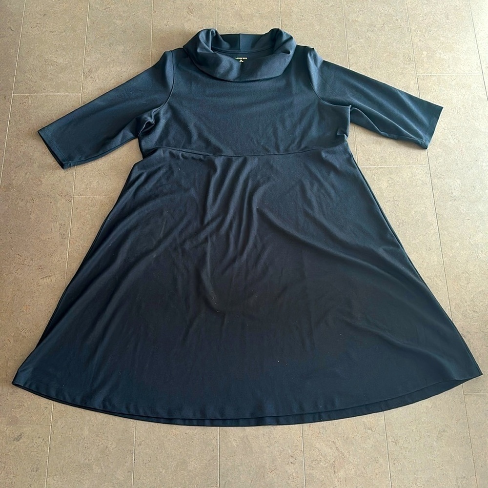 Lands End black dress size 2X